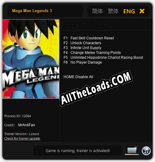 Mega Man Legends 3: Читы, Трейнер +6 [MrAntiFan]
